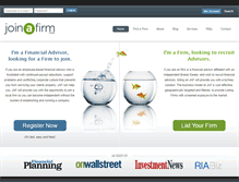 Tablet Screenshot of joinafirm.com